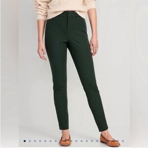 Dark Green Ankle Pants